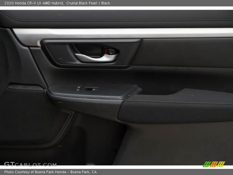 Crystal Black Pearl / Black 2020 Honda CR-V LX AWD Hybrid