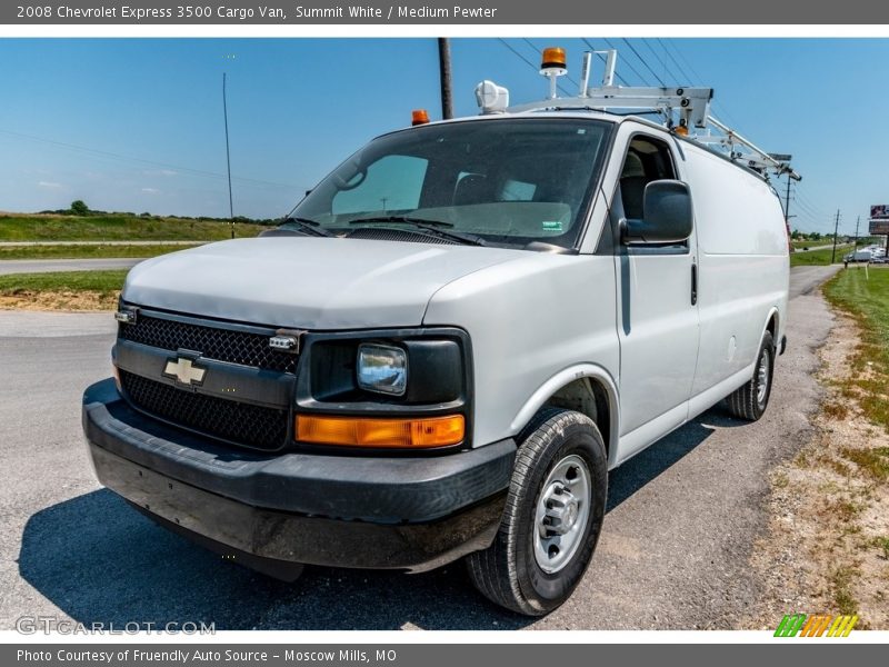Summit White / Medium Pewter 2008 Chevrolet Express 3500 Cargo Van
