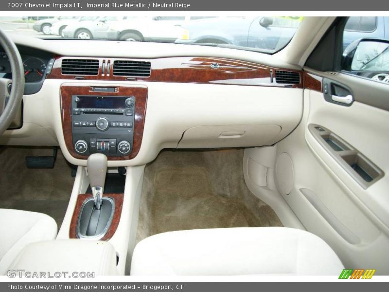 Imperial Blue Metallic / Neutral Beige 2007 Chevrolet Impala LT