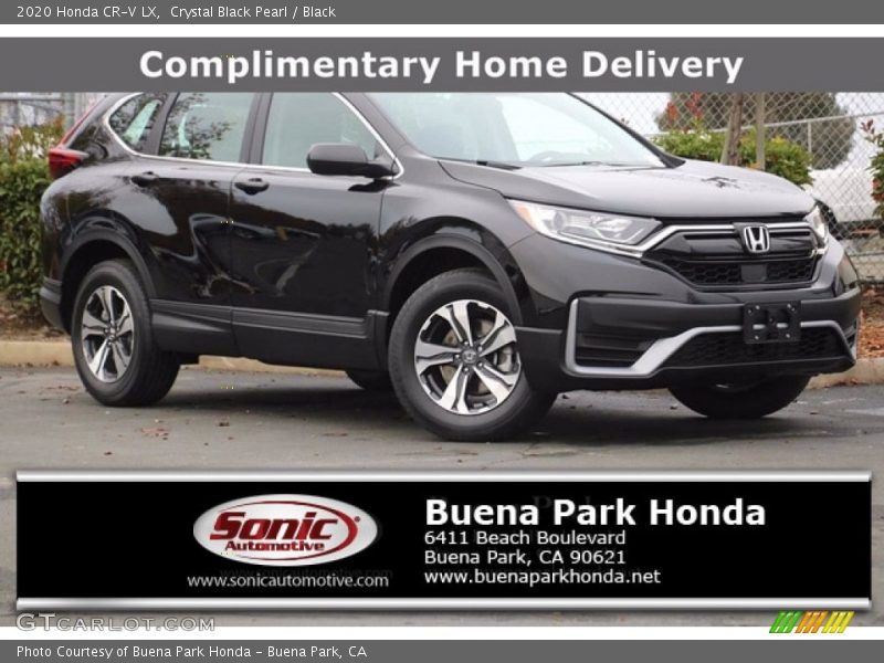 Crystal Black Pearl / Black 2020 Honda CR-V LX