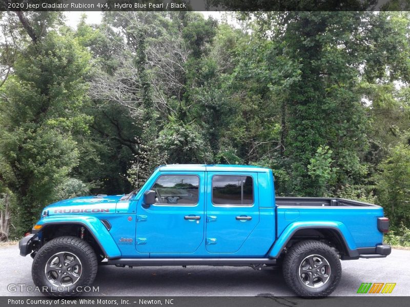 Hydro Blue Pearl / Black 2020 Jeep Gladiator Rubicon 4x4