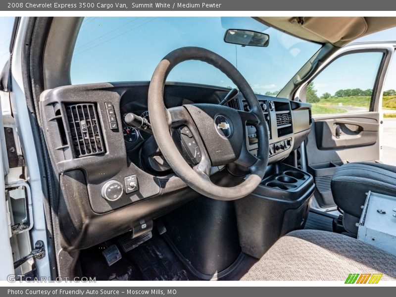 Summit White / Medium Pewter 2008 Chevrolet Express 3500 Cargo Van
