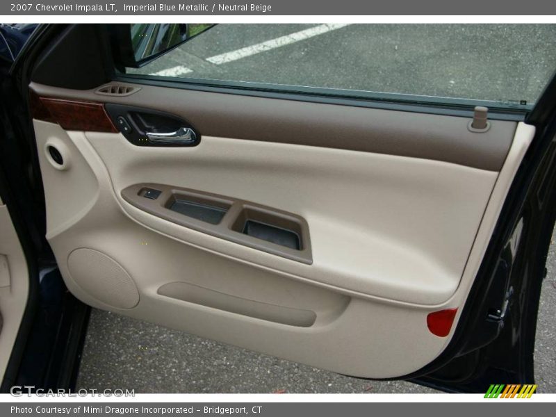 Imperial Blue Metallic / Neutral Beige 2007 Chevrolet Impala LT