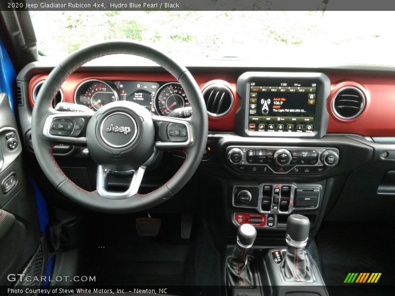 Dashboard of 2020 Gladiator Rubicon 4x4