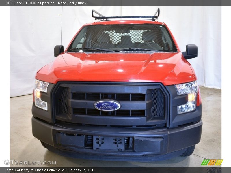 Race Red / Black 2016 Ford F150 XL SuperCab