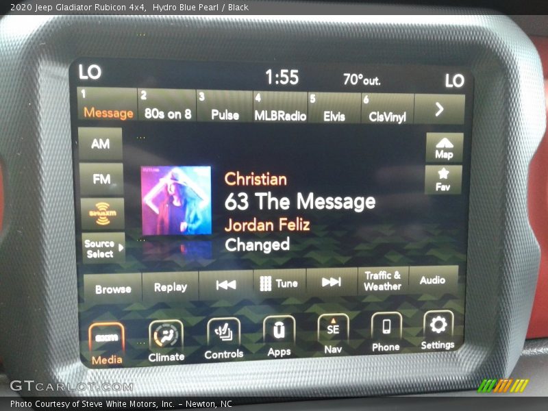 Hydro Blue Pearl / Black 2020 Jeep Gladiator Rubicon 4x4