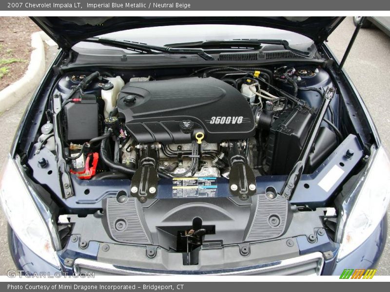 Imperial Blue Metallic / Neutral Beige 2007 Chevrolet Impala LT