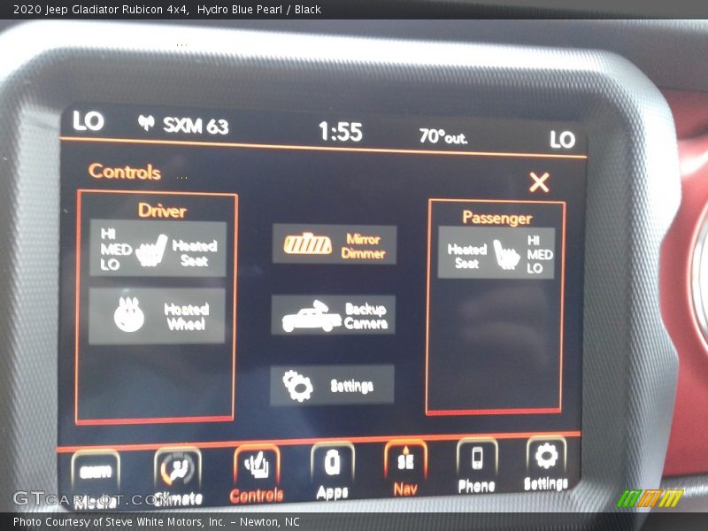 Hydro Blue Pearl / Black 2020 Jeep Gladiator Rubicon 4x4