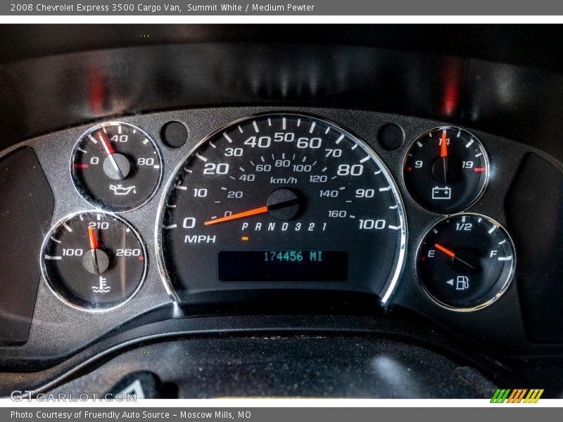 Summit White / Medium Pewter 2008 Chevrolet Express 3500 Cargo Van