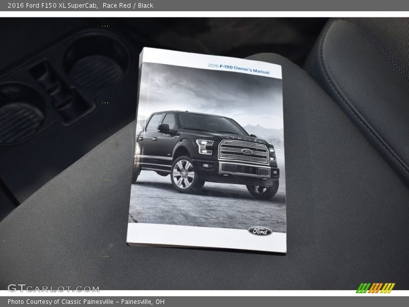 Race Red / Black 2016 Ford F150 XL SuperCab