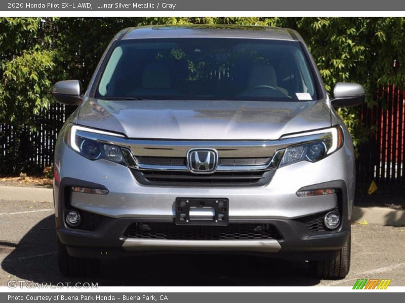 Lunar Silver Metallic / Gray 2020 Honda Pilot EX-L AWD