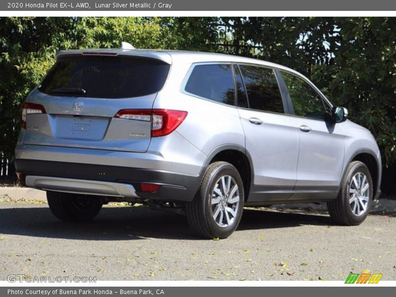 Lunar Silver Metallic / Gray 2020 Honda Pilot EX-L AWD