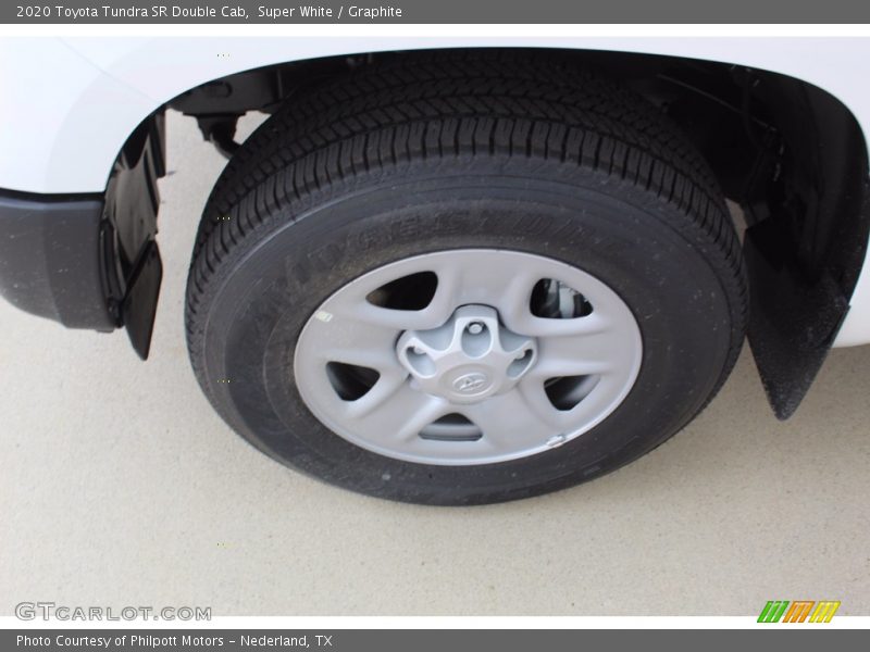 Super White / Graphite 2020 Toyota Tundra SR Double Cab