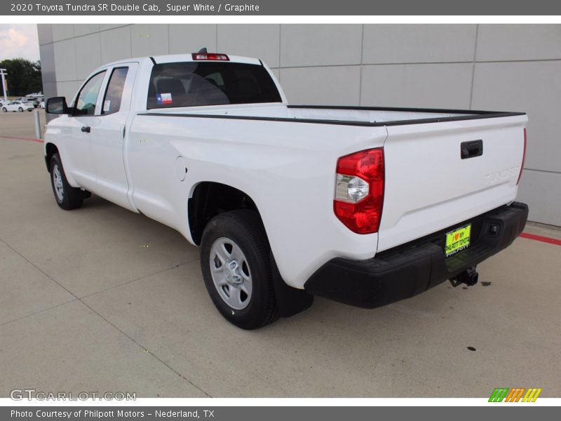 Super White / Graphite 2020 Toyota Tundra SR Double Cab