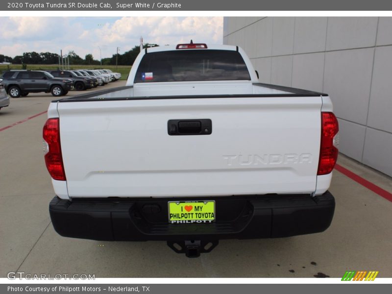 Super White / Graphite 2020 Toyota Tundra SR Double Cab