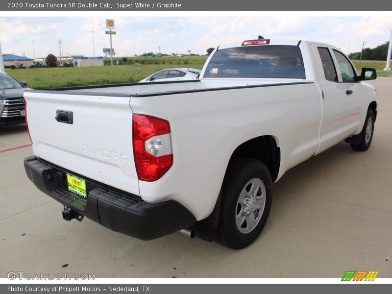 Super White / Graphite 2020 Toyota Tundra SR Double Cab