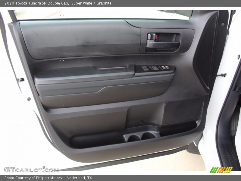 Super White / Graphite 2020 Toyota Tundra SR Double Cab