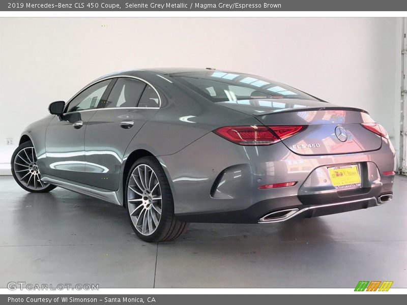 Selenite Grey Metallic / Magma Grey/Espresso Brown 2019 Mercedes-Benz CLS 450 Coupe