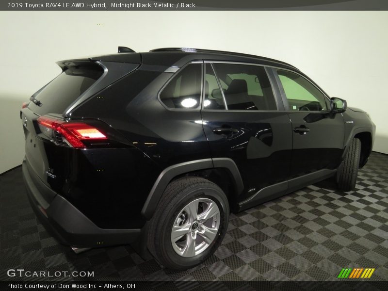 Midnight Black Metallic / Black 2019 Toyota RAV4 LE AWD Hybrid