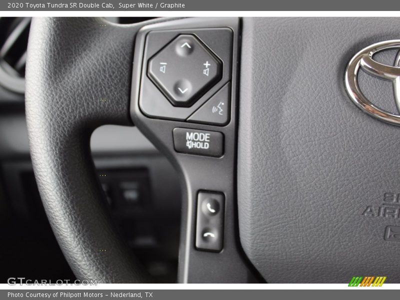 Super White / Graphite 2020 Toyota Tundra SR Double Cab