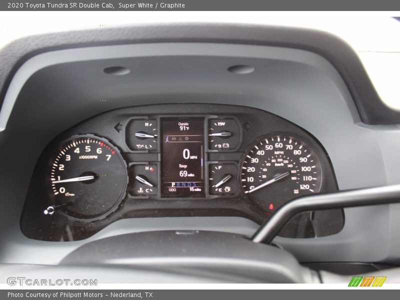 Super White / Graphite 2020 Toyota Tundra SR Double Cab