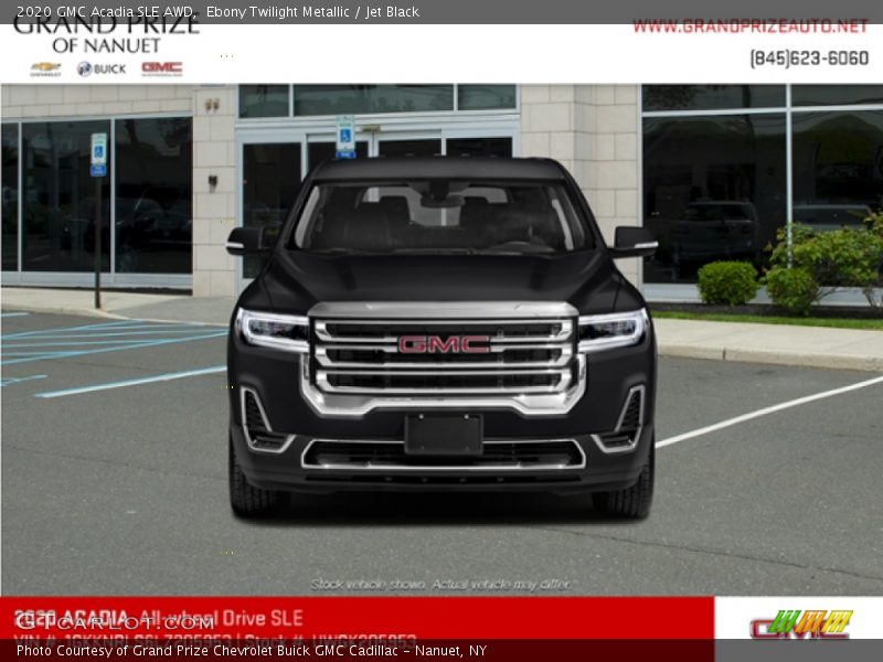 Ebony Twilight Metallic / Jet Black 2020 GMC Acadia SLE AWD