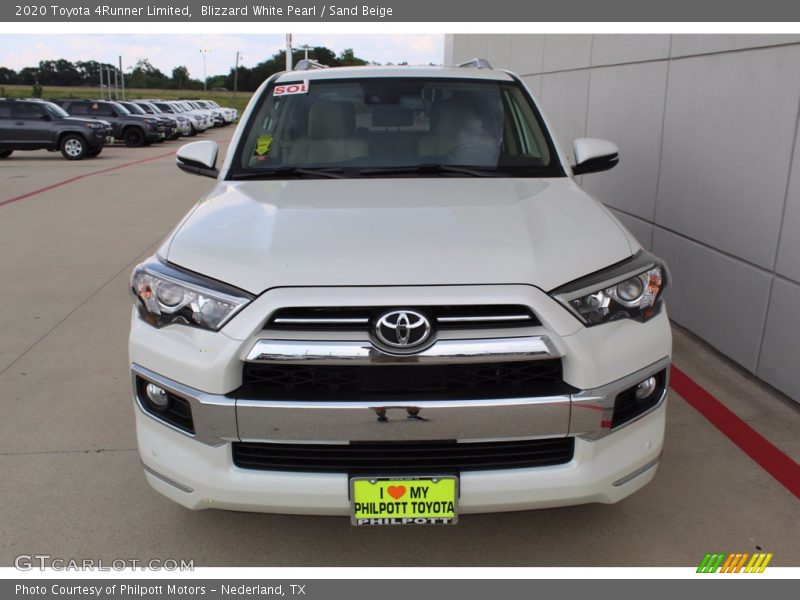 Blizzard White Pearl / Sand Beige 2020 Toyota 4Runner Limited