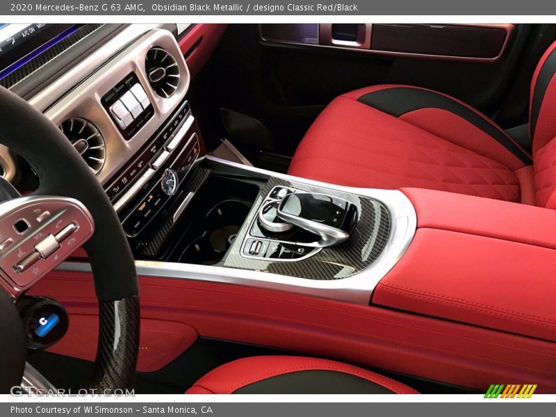 Obsidian Black Metallic / designo Classic Red/Black 2020 Mercedes-Benz G 63 AMG