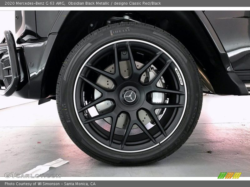 Obsidian Black Metallic / designo Classic Red/Black 2020 Mercedes-Benz G 63 AMG