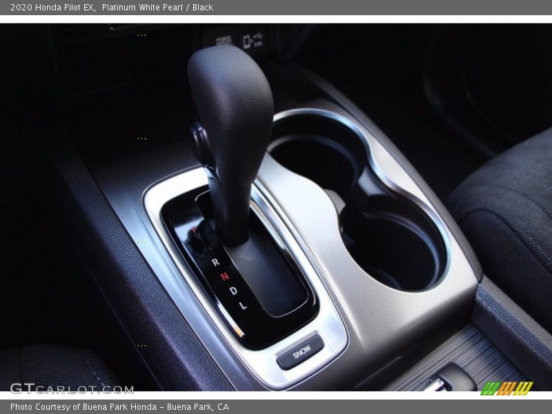 Platinum White Pearl / Black 2020 Honda Pilot EX