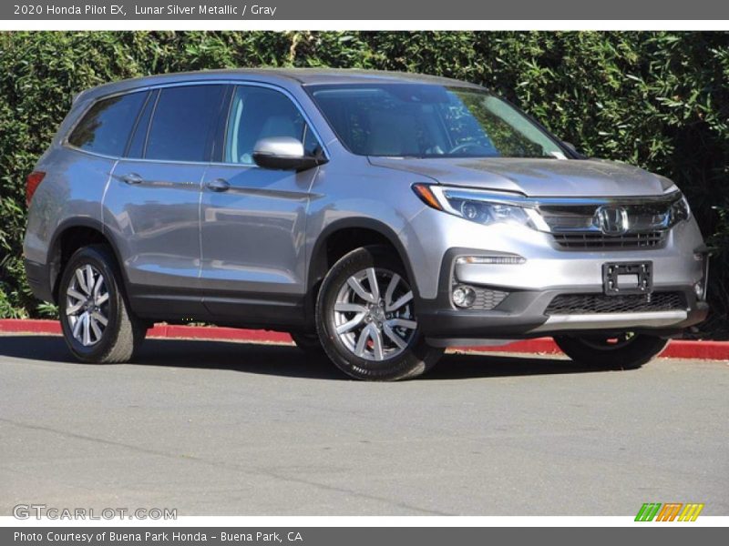 Lunar Silver Metallic / Gray 2020 Honda Pilot EX