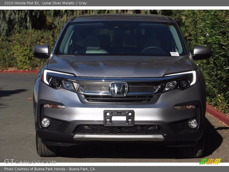 Lunar Silver Metallic / Gray 2020 Honda Pilot EX