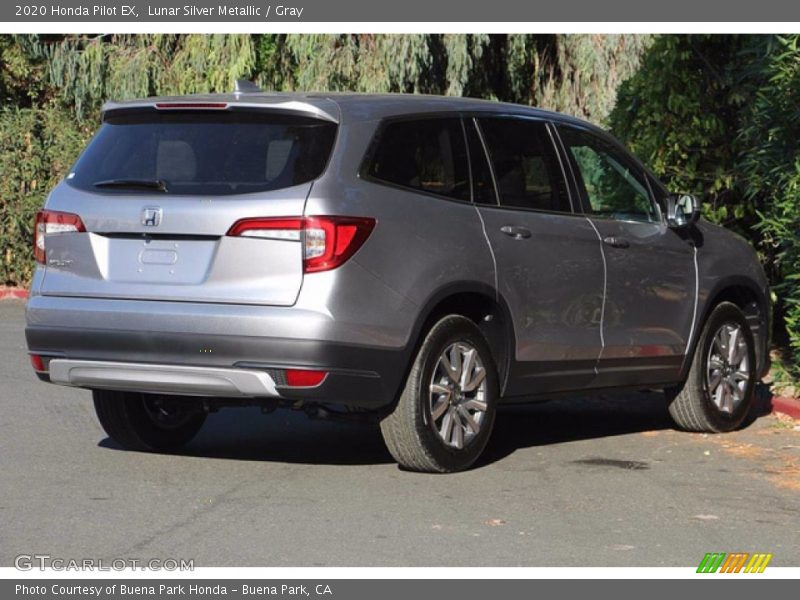Lunar Silver Metallic / Gray 2020 Honda Pilot EX
