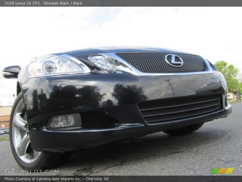 Obsidian Black / Black 2008 Lexus GS 350