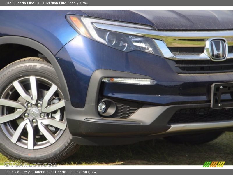 Obsidian Blue Pearl / Gray 2020 Honda Pilot EX