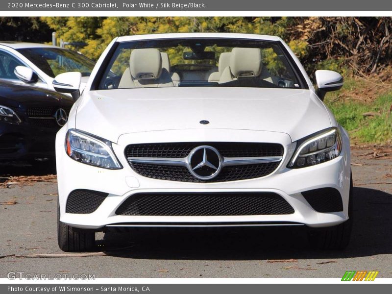 Polar White / Silk Beige/Black 2020 Mercedes-Benz C 300 Cabriolet