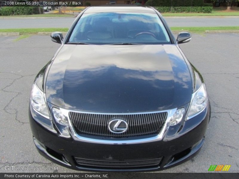 Obsidian Black / Black 2008 Lexus GS 350