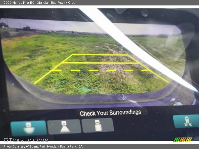 Obsidian Blue Pearl / Gray 2020 Honda Pilot EX
