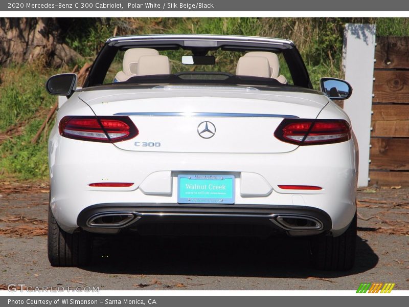 Polar White / Silk Beige/Black 2020 Mercedes-Benz C 300 Cabriolet