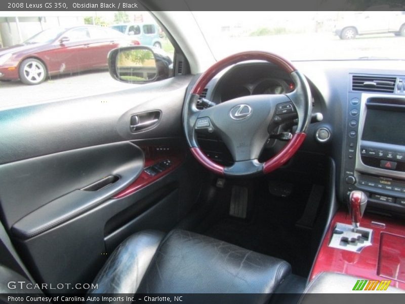 Obsidian Black / Black 2008 Lexus GS 350