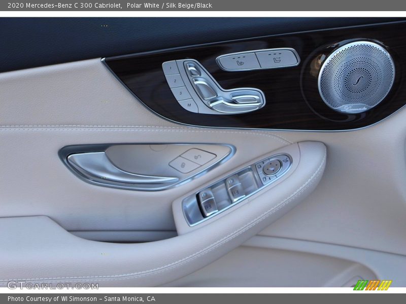 Polar White / Silk Beige/Black 2020 Mercedes-Benz C 300 Cabriolet