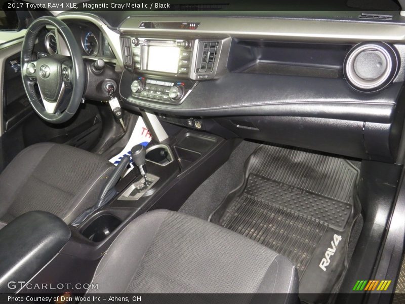 Magnetic Gray Metallic / Black 2017 Toyota RAV4 XLE