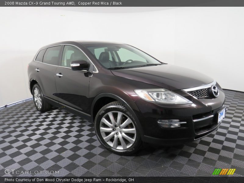 Copper Red Mica / Black 2008 Mazda CX-9 Grand Touring AWD