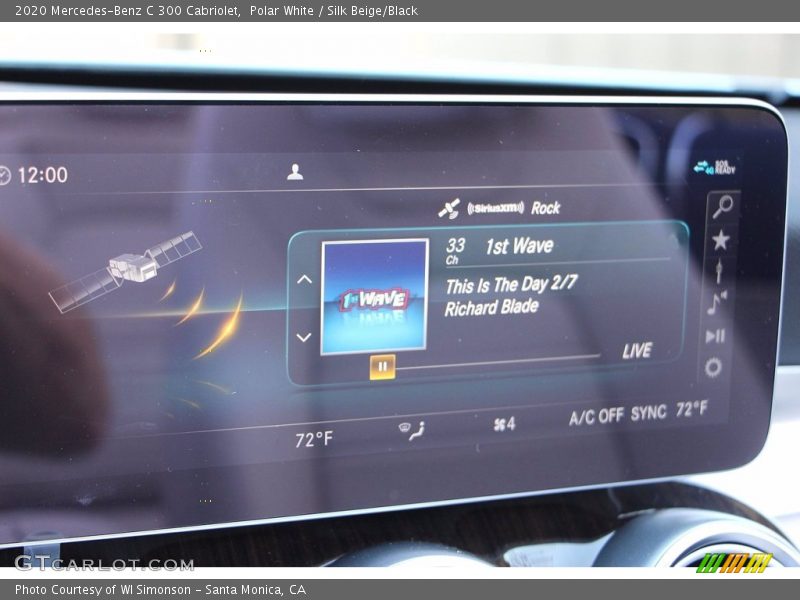 Polar White / Silk Beige/Black 2020 Mercedes-Benz C 300 Cabriolet