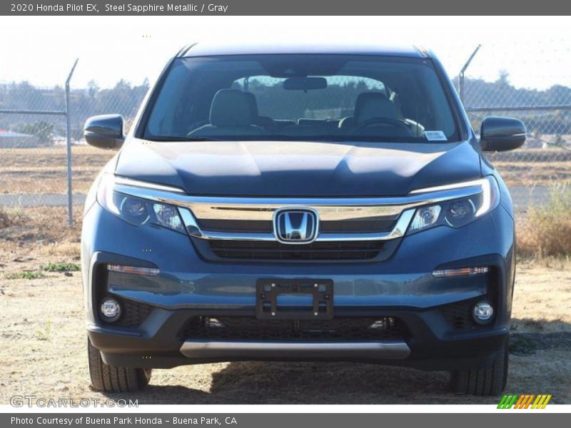 Steel Sapphire Metallic / Gray 2020 Honda Pilot EX