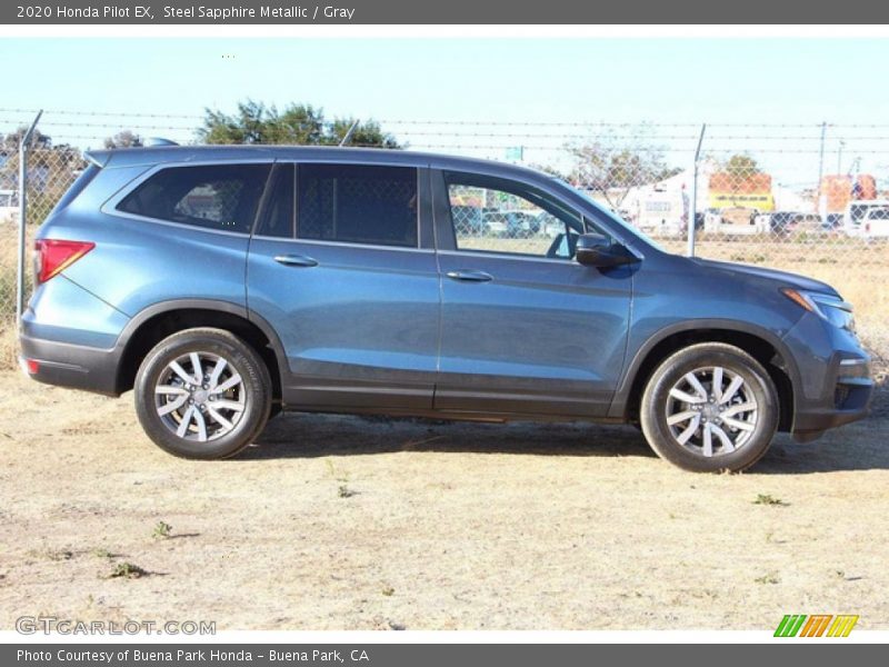 Steel Sapphire Metallic / Gray 2020 Honda Pilot EX
