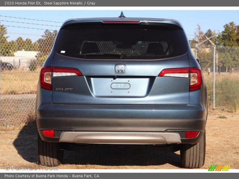Steel Sapphire Metallic / Gray 2020 Honda Pilot EX
