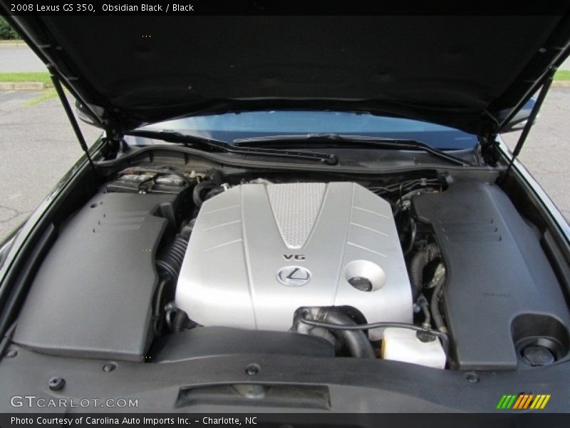 Obsidian Black / Black 2008 Lexus GS 350
