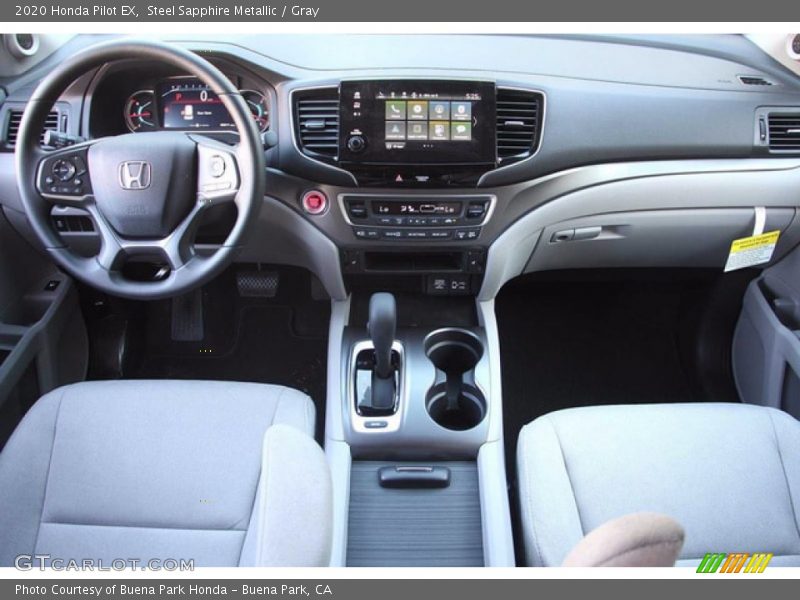 Steel Sapphire Metallic / Gray 2020 Honda Pilot EX