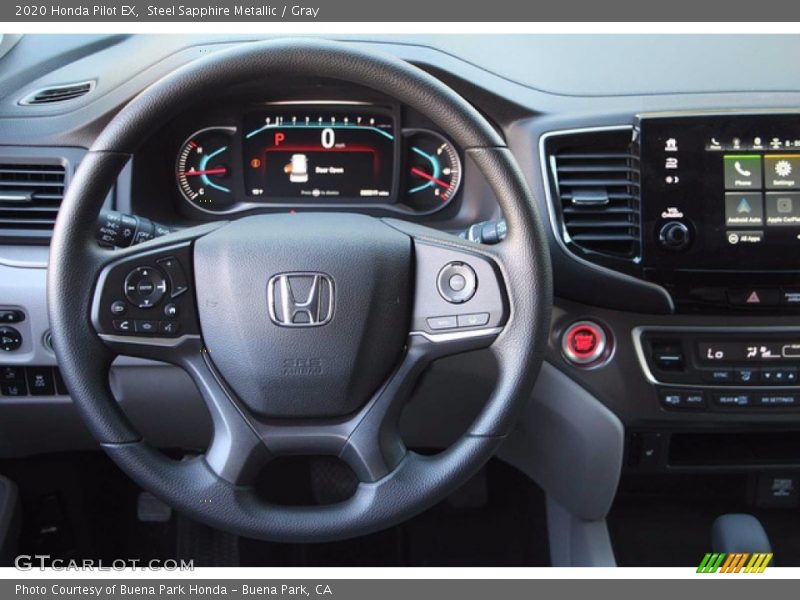 Steel Sapphire Metallic / Gray 2020 Honda Pilot EX
